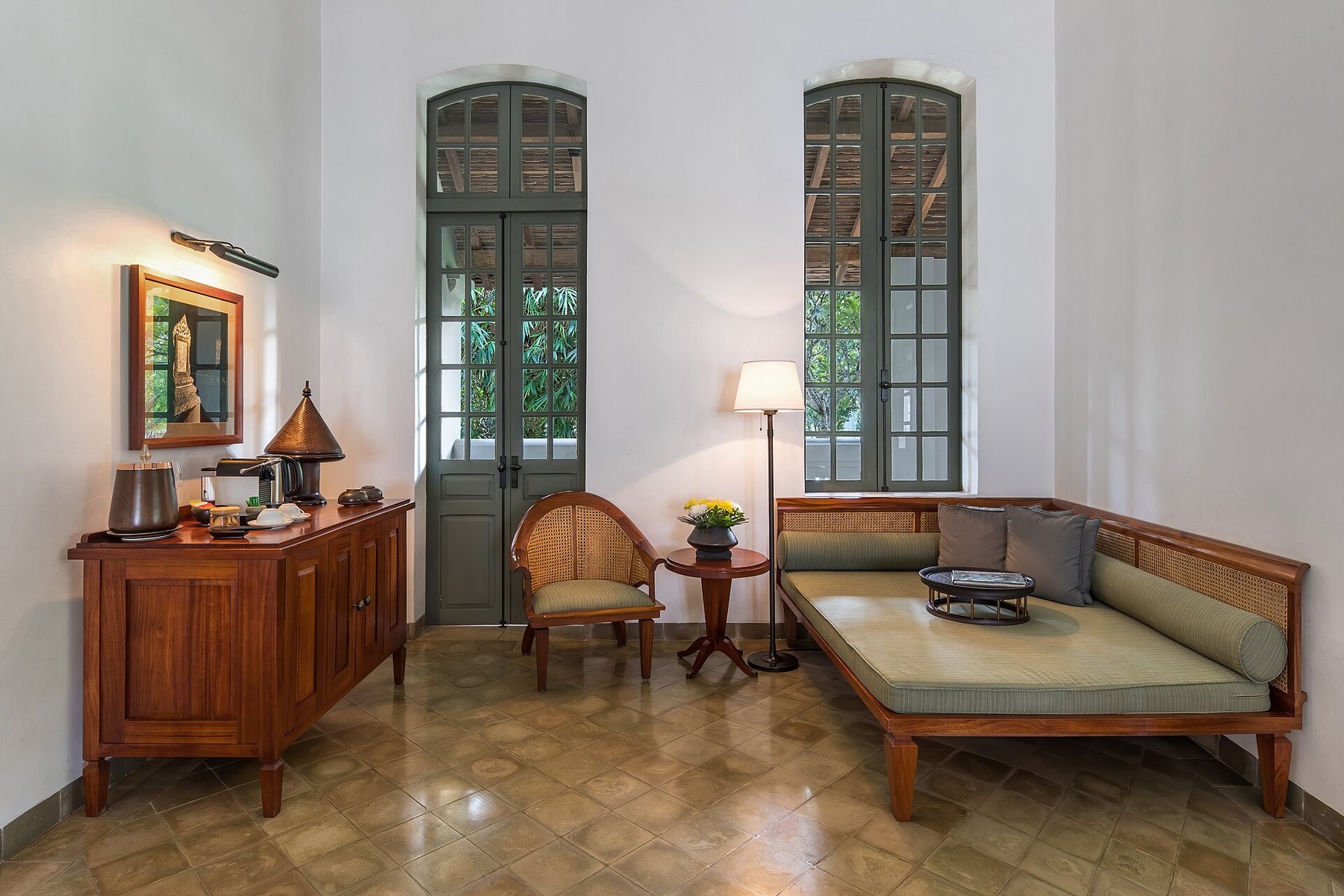 Interno elegante di hotel storico